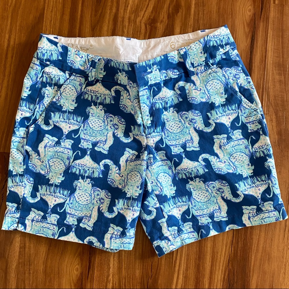 Lilly Pulitzer 7inch Jayne shorts in joy ride